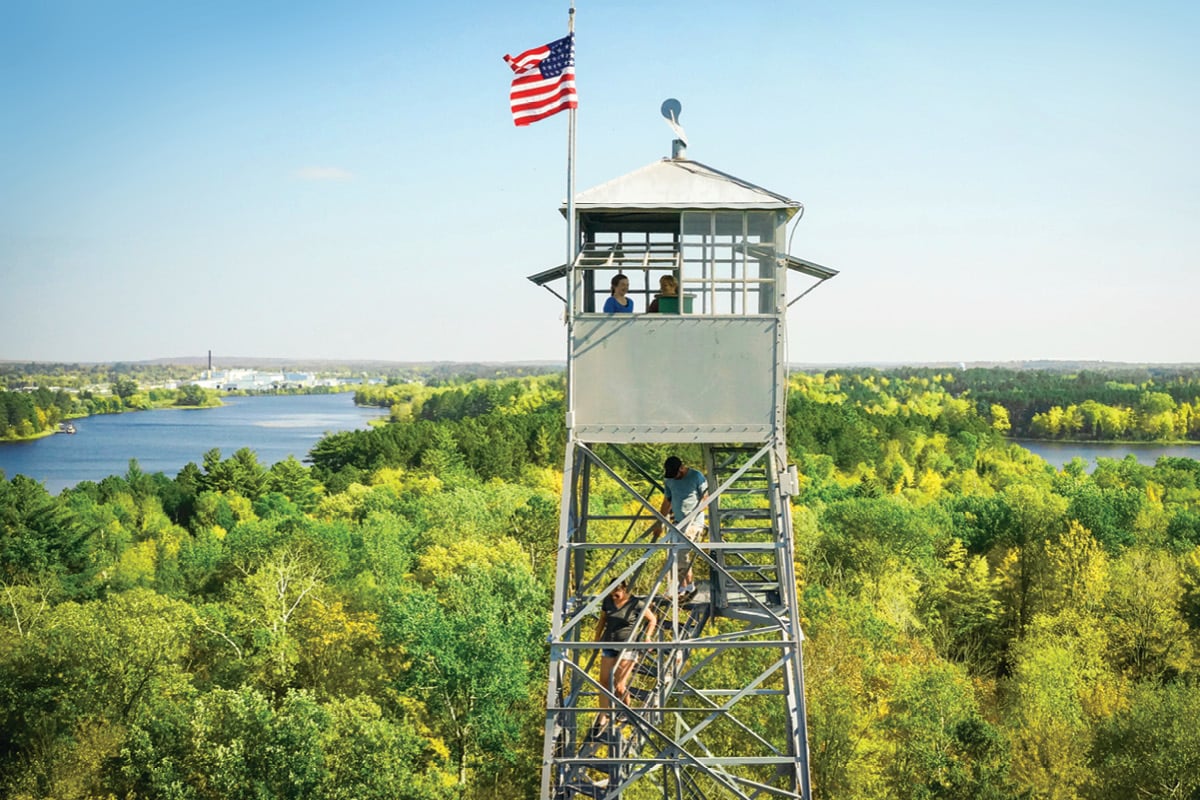 Fire tower.